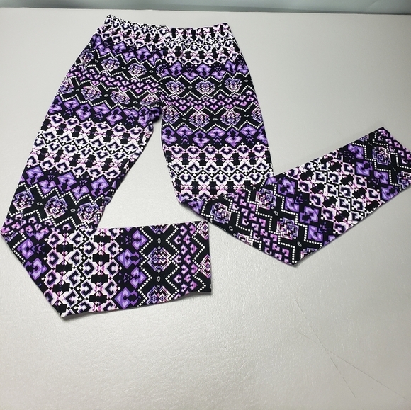 3/$15 no boundaries purple leggings women's size small (3-5) - Picture 1 of 10